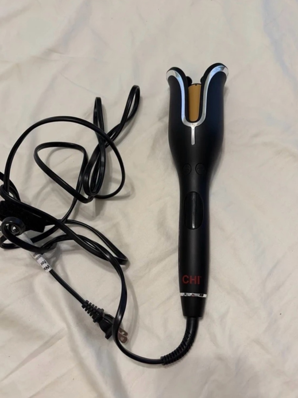 CHI Black Automatic Curling Iron for Women Hair Tools - Black